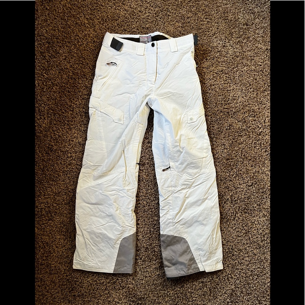 Solomon: Women’s (L) creamy white snow pant